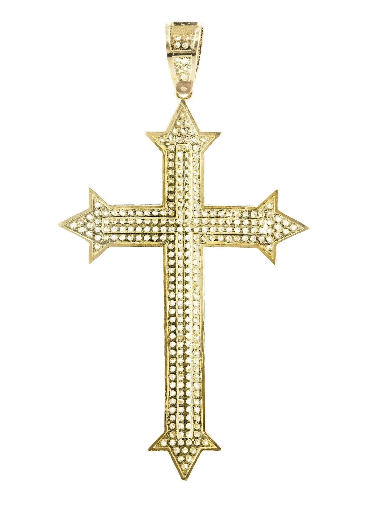 10K Gold Cross Pendant  |  7.8 Grams