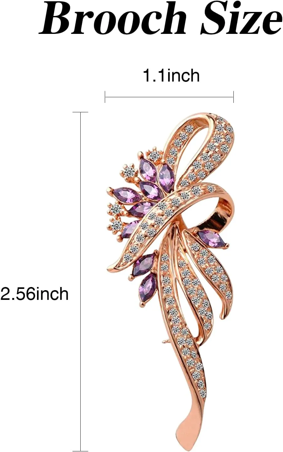 Brooches Pin for Women Rhinestone Cute Rhinestone Flower Brooch Decoration for Wedding Jewelry Gifts Clothes