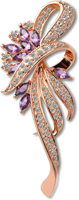 Brooches Pin for Women Rhinestone Cute Rhinestone Flower Brooch Decoration for Wedding Jewelry Gifts Clothes