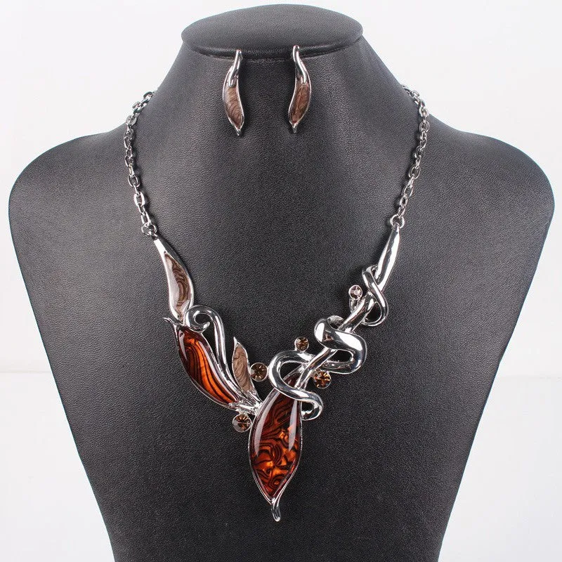 Classic Jewelry Sets Bridal Jewelry High Quality Woman't Necklace Earring Sets Top Elegant New Arrival Christmas Gifts
