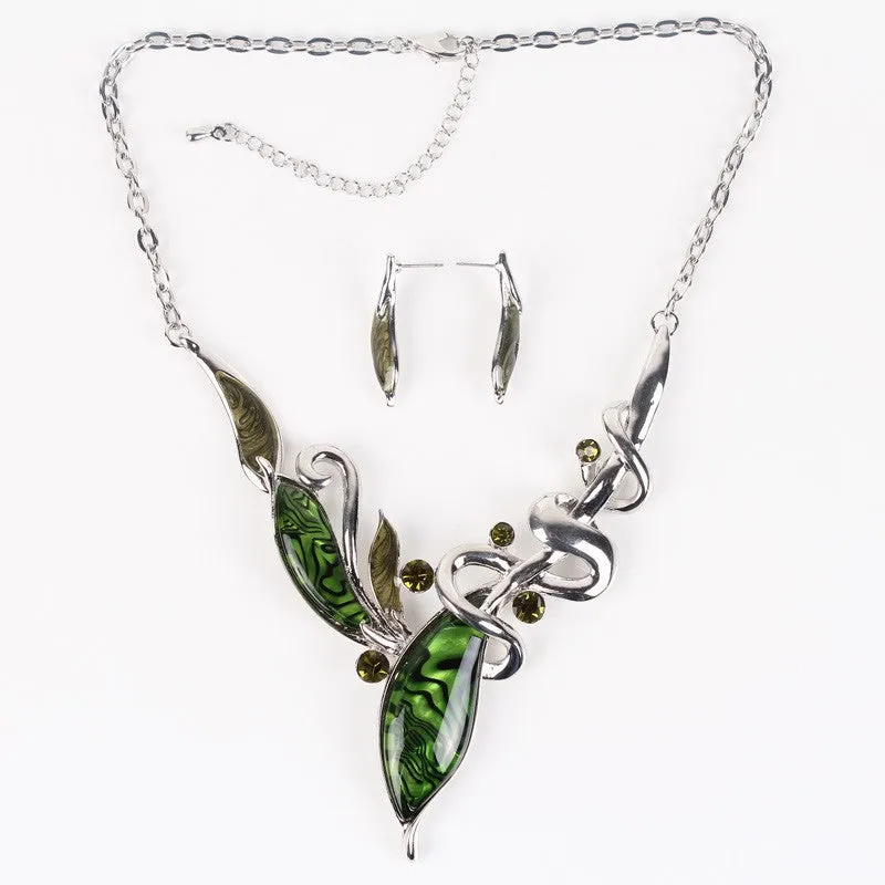 Classic Jewelry Sets Bridal Jewelry High Quality Woman't Necklace Earring Sets Top Elegant New Arrival Christmas Gifts