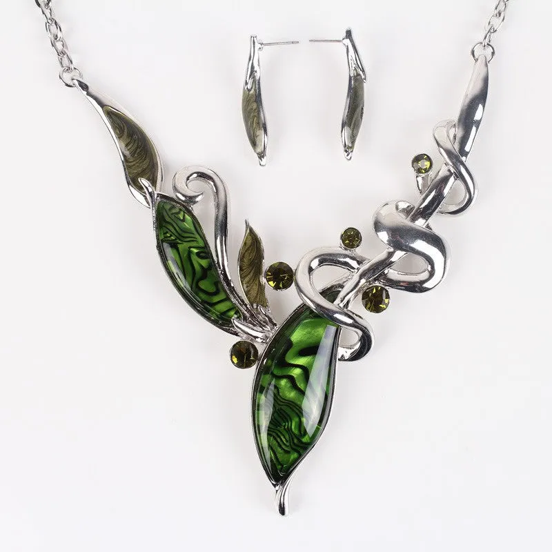 Classic Jewelry Sets Bridal Jewelry High Quality Woman't Necklace Earring Sets Top Elegant New Arrival Christmas Gifts
