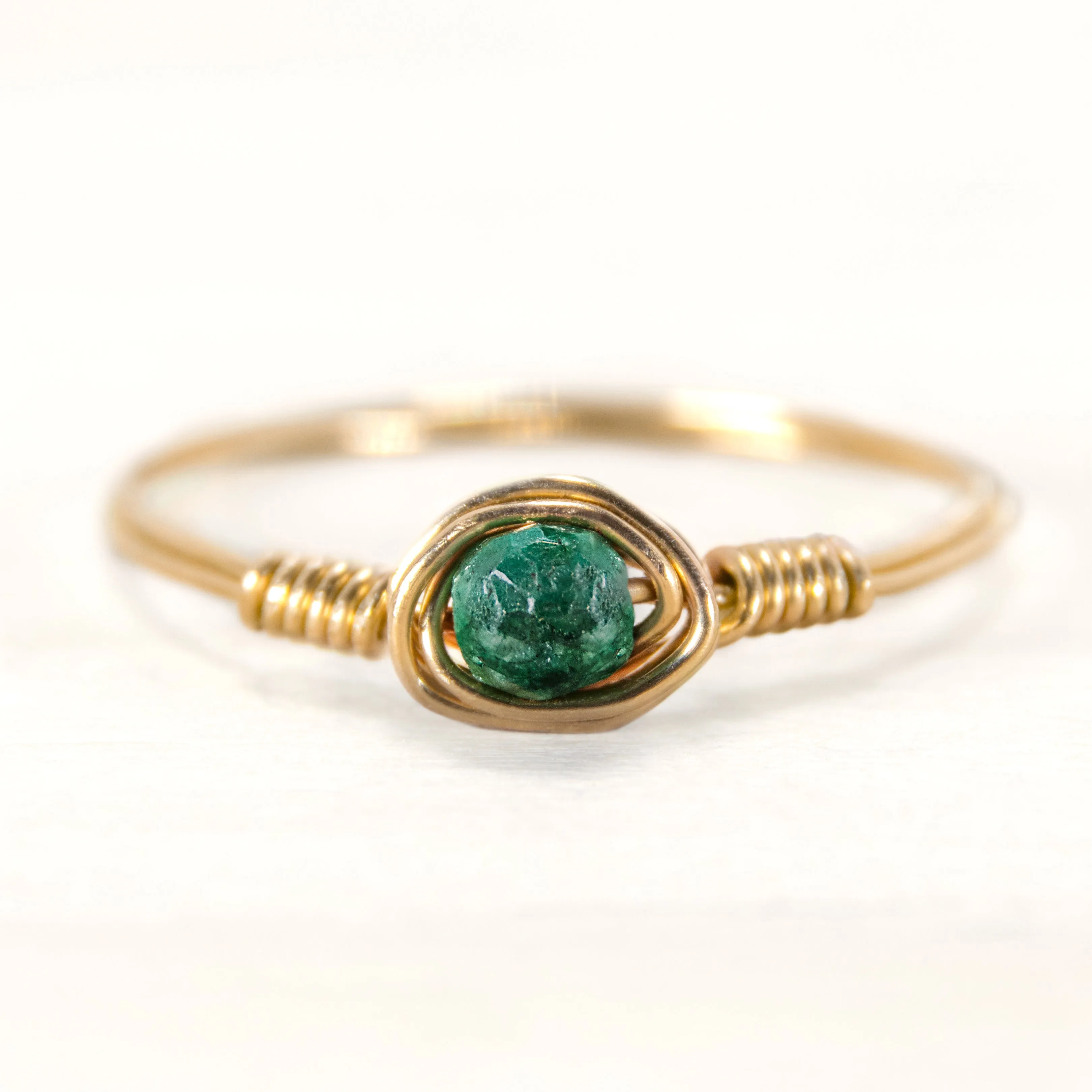 Emerald Dainty Ring