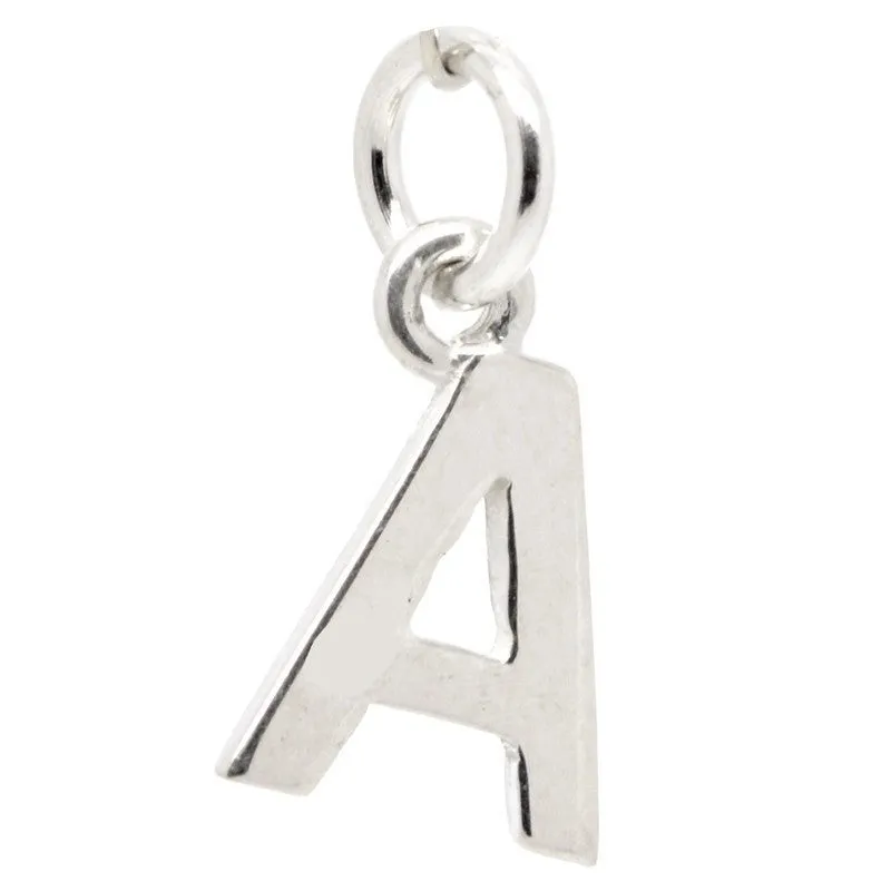 Gold Initial letter A Charm