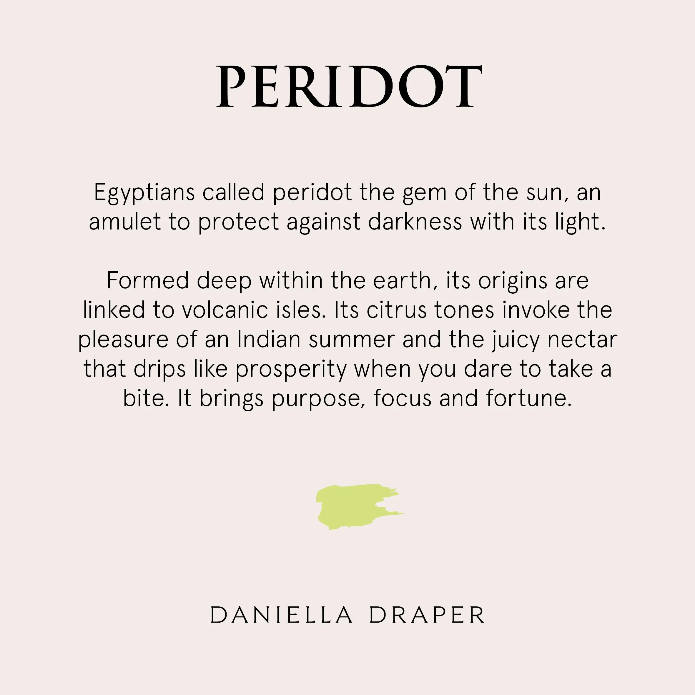 Gold Mini Leo Horoscope & Peridot Birthstone Necklace