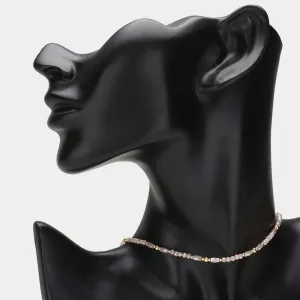 iLLASPARKZ Faceted Beaded Choker Necklace