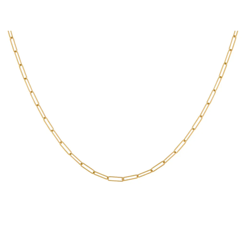 murkani anchor choker 18kt yellow gold plate CHYN12