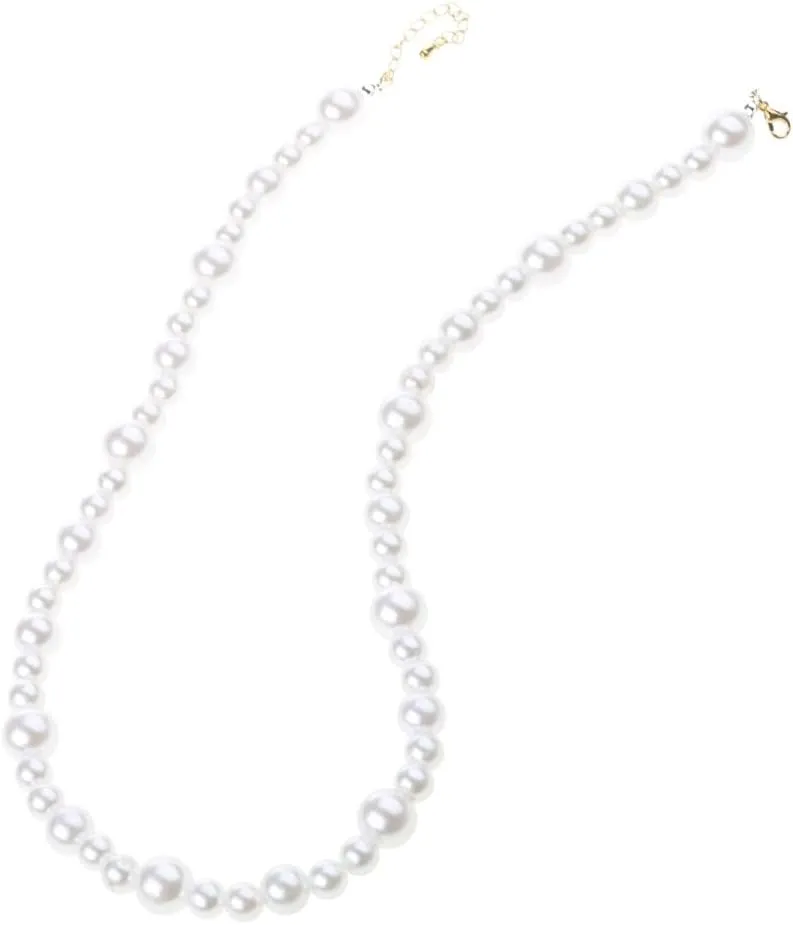 Pearl Linked Necklaces Imitation Pearl Necklaces Women Jewelry Necklaces Imitation Pearl Chokers Party Jewelry