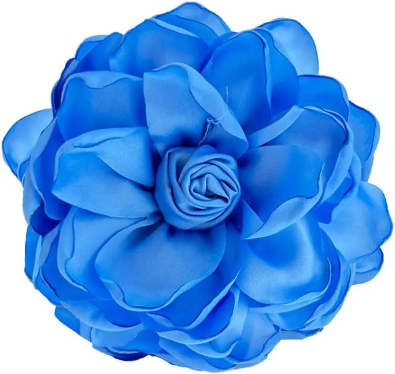 Rose Flower Brooches Lapel Pins Dainty Satin Fabric Brooches Camellia Flower Brooch Pin for Women Wedding Part Dance Clothes Accessories Jewelry
