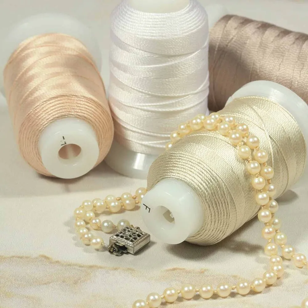 Silk Thread - ECRU .38mm (10m)