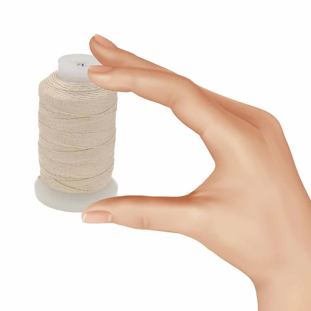 Silk Thread - ECRU .38mm (10m)