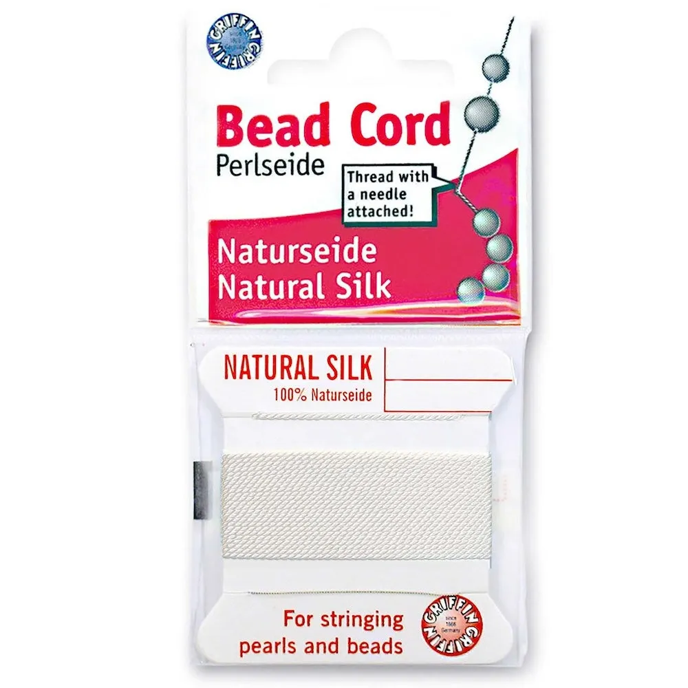 Size 12 (.98mm) Silk Thread - White